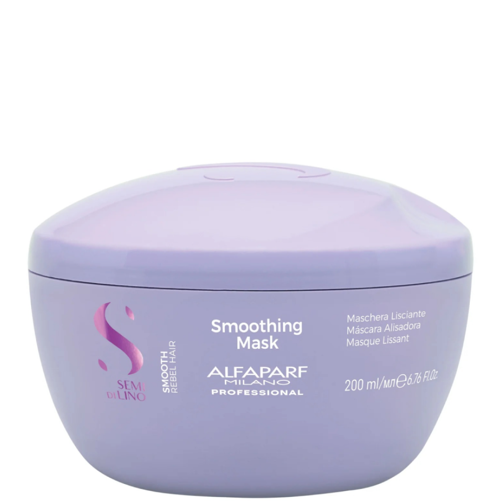 Alfaparf Milano Semi Di Lino Smoothing Mask 200ml-Hair Mask-Aladin Beauty