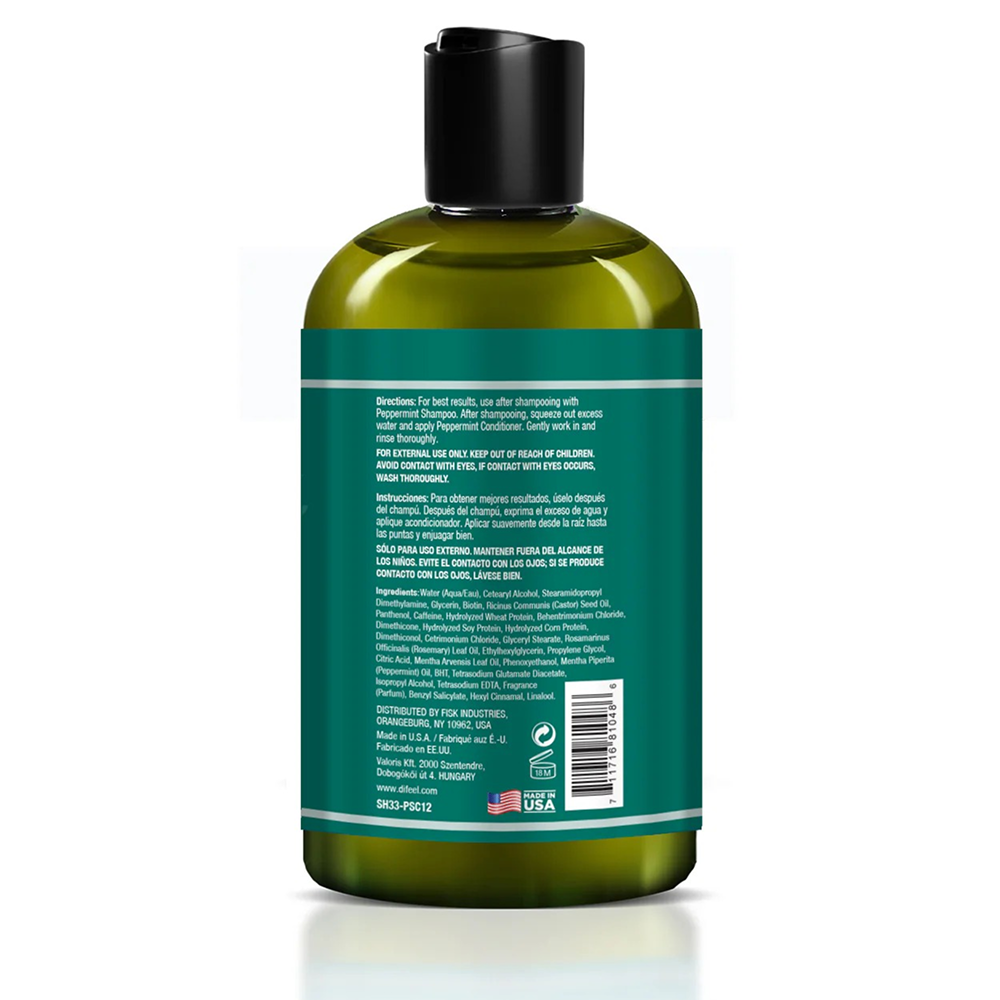Difeel Peppermint Scalp Care Conditioner 12oz-All-Aladin Beauty