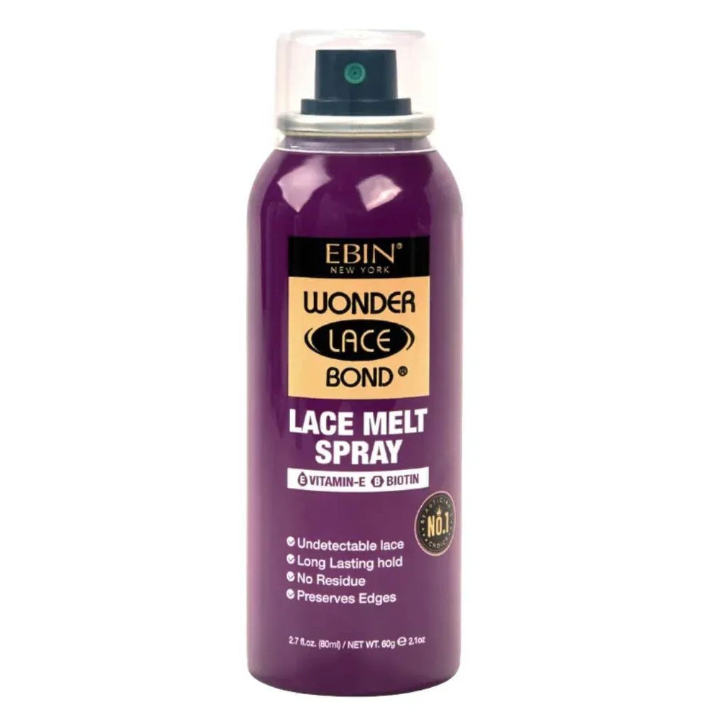 Ebin Wonder Lace Bond Melting Spray Vitamin E & Biotin 80ml-All-Aladin Beauty