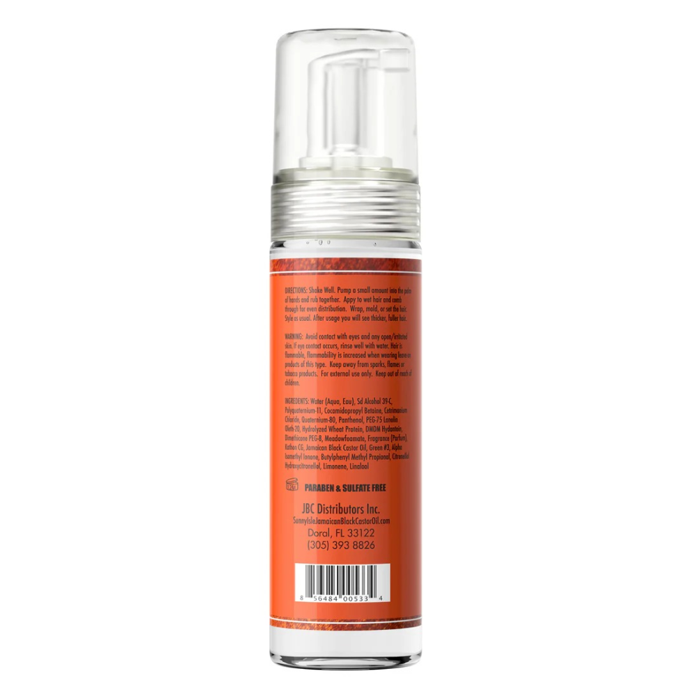 Sunny Isle Jamaican Black Castor Oil Hair Mousse-Styling Mousse-Aladin Beauty
