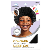 Dream World Kid-Sleep Cap Satin Schwarz