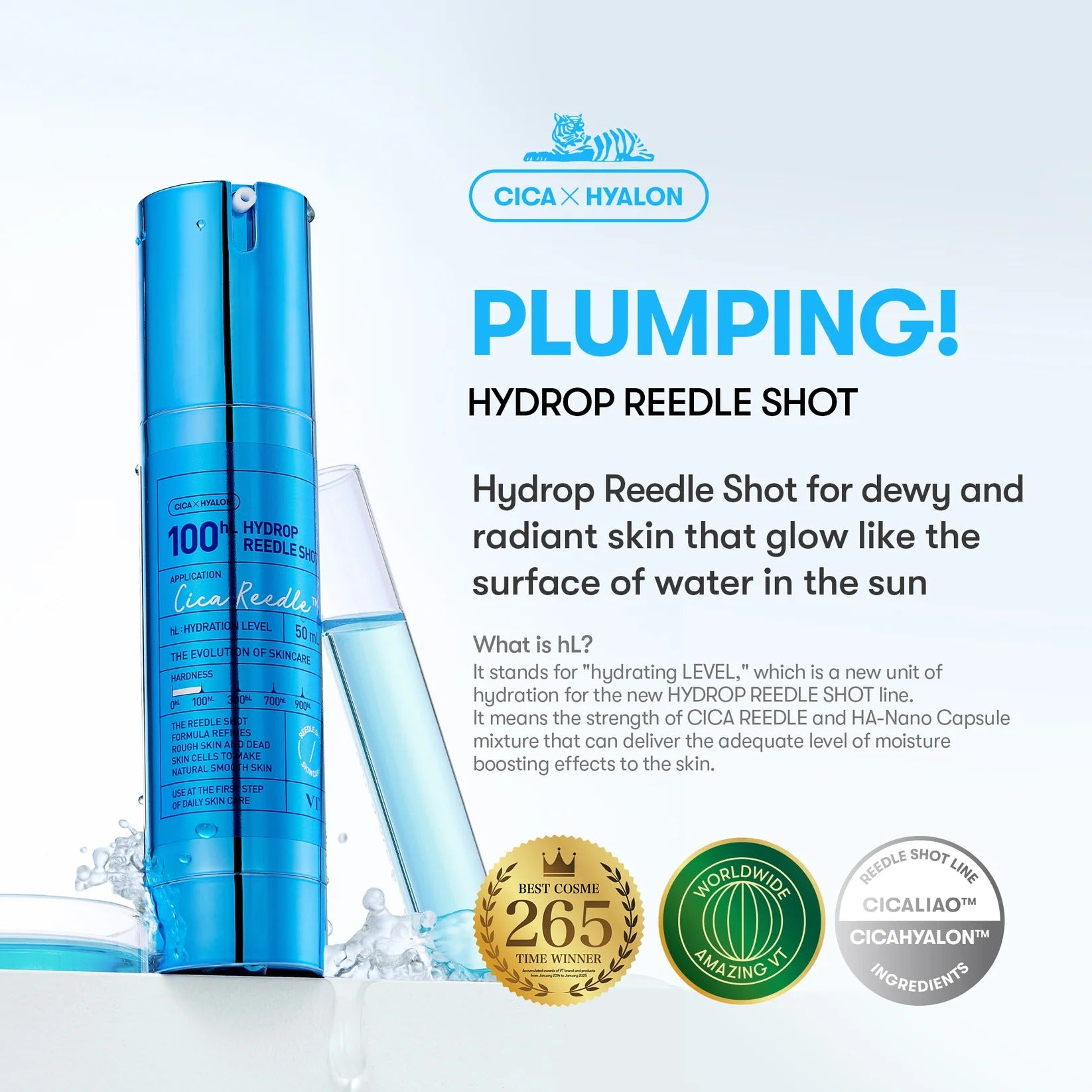 Vt Cosmetics Hydrop Reedle Shot 100ml