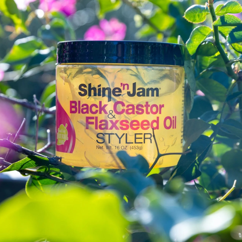 Shine 'n Jam Black & Castor Flaxseed Oil Styler