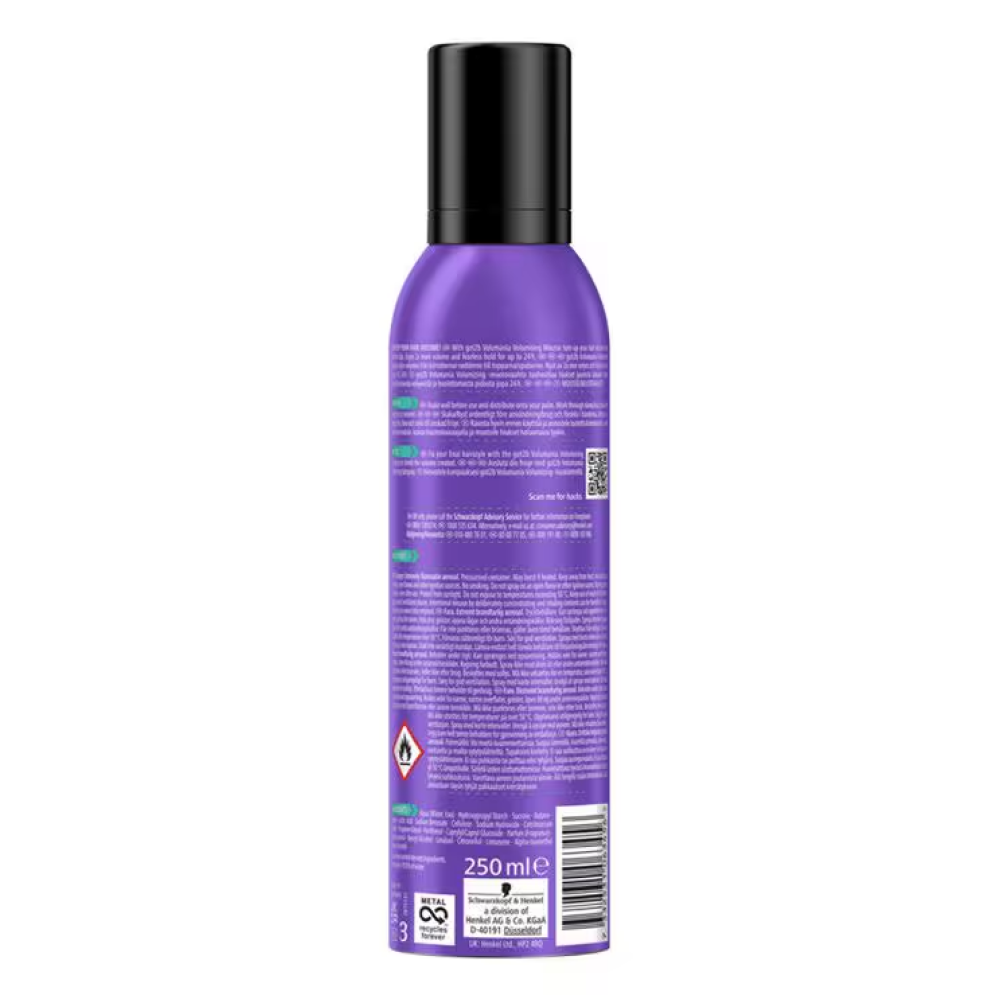 Schwarzkopf Got2b Volumania Mousse 250ml-All-Aladin Beauty