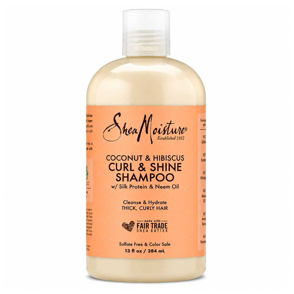 Shea Moisture Coconut & Hibiscus Curl & Shine Shampoo and Conditioner Pack