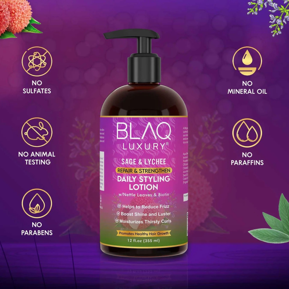 Blaq Sage & Lychee Styling Lotion-All-Aladin Beauty