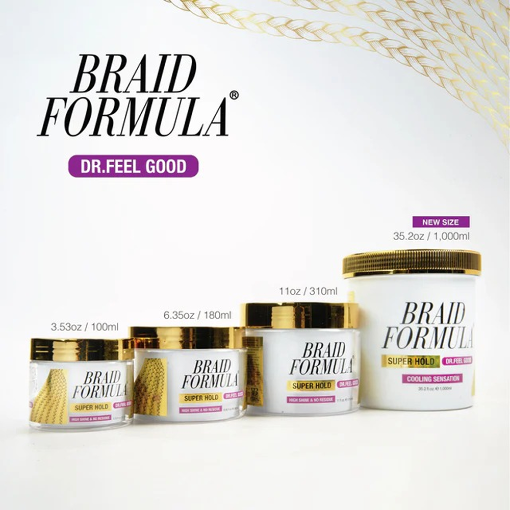 Ebin Braid Formula Dr. Feel Good Super Hold 180ml-Gel-Aladin Beauty