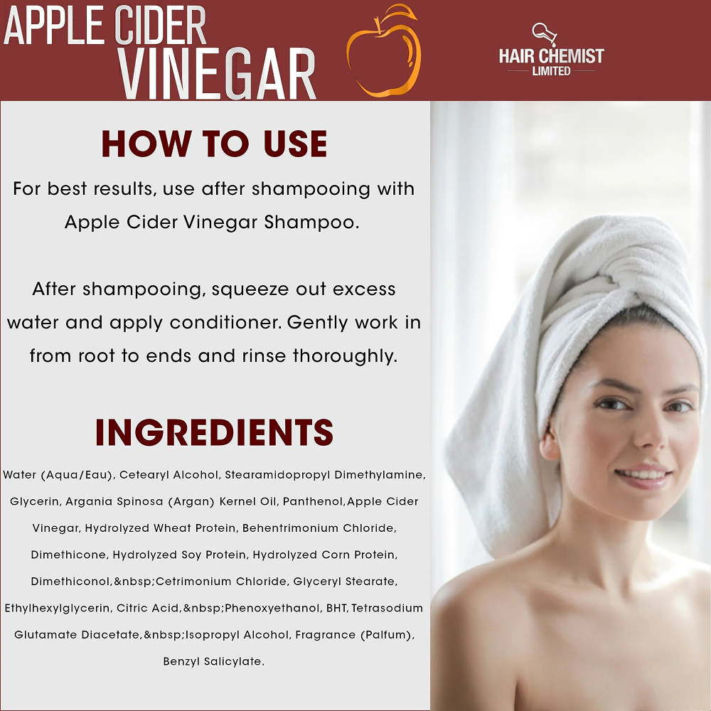 Hair Chemist Apple Cider Vinegar Conditioner 33oz-All-Aladin Beauty