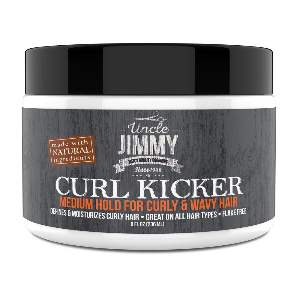 Uncle Jimmy Curl Kicker Cream 8oz-All-Aladin Beauty
