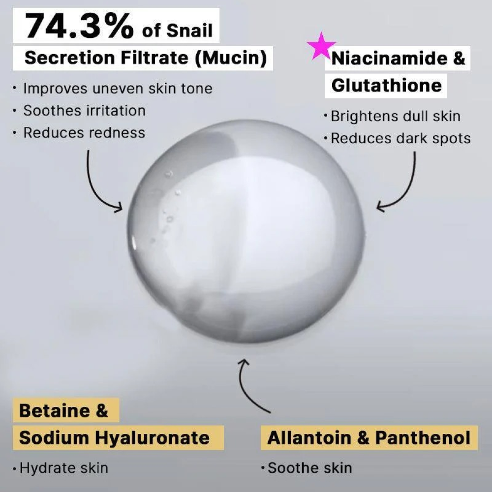 Cosrx Advanced Snail Radiance Dual Essence 80ml