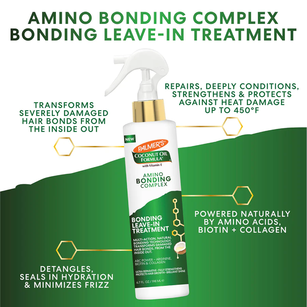 Palmer's Coconut Oil Formula Amino Bonding Leave-In Treatment 198ml-All-Aladin Beauty