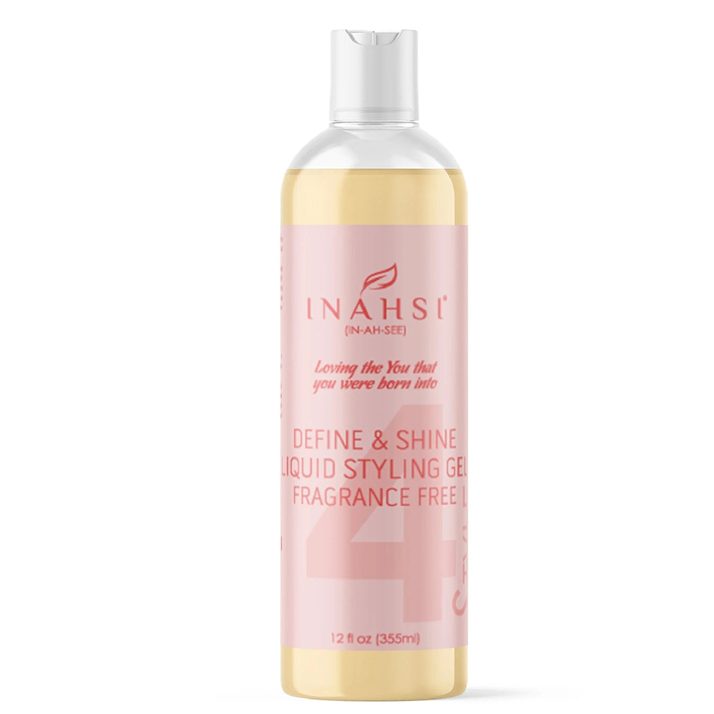 Inahsi Naturals Define & Shine Flüssiges Styling Gel Ohne Duftstoffe