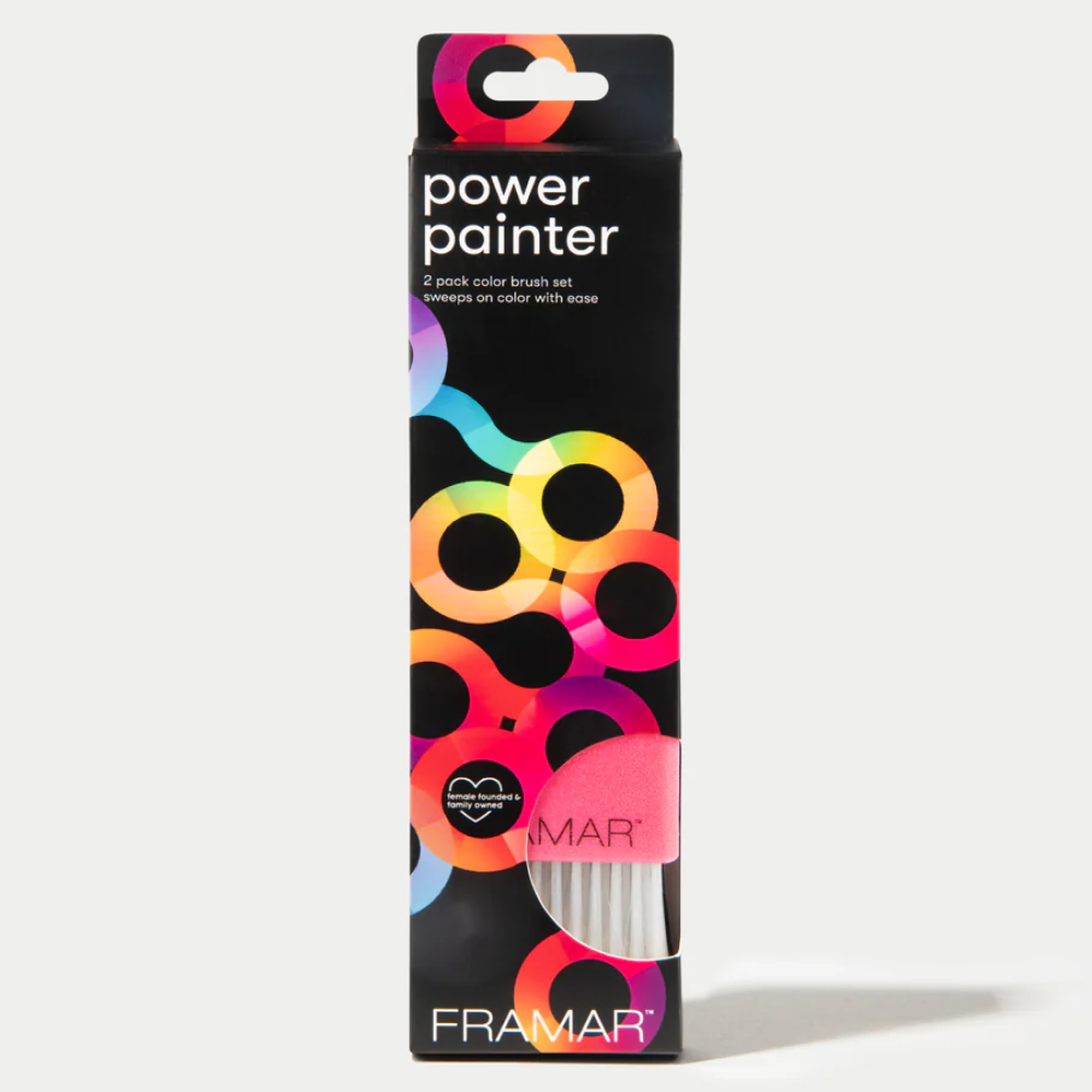 Framar Power Painter Pinselset Pink und Schwarz