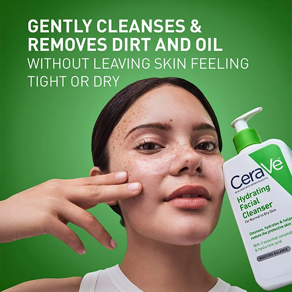 Cerave Hydrating Cleanser Feuchtigkeitsspendende Reinigungslotion 236ml