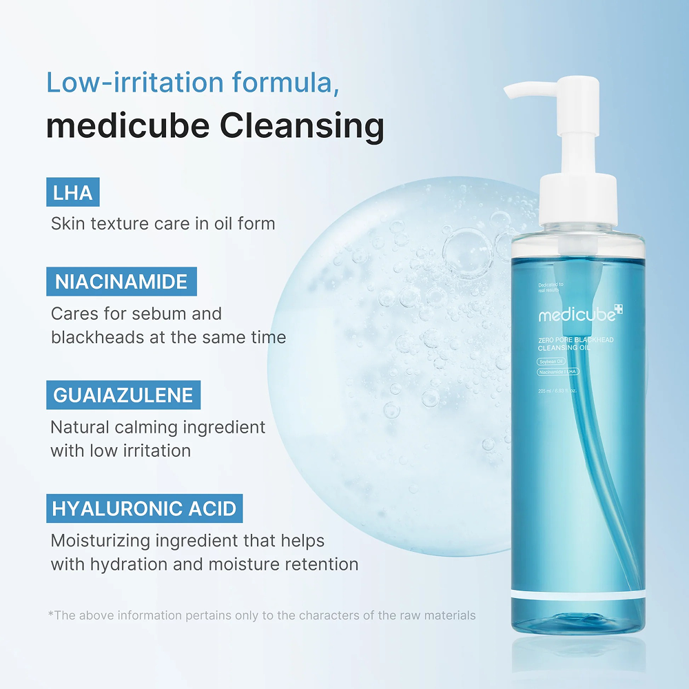 Medicube Pore Blackhead Deep Cleansing Oil 205ml-Cleansing Oil-Aladin Beauty
