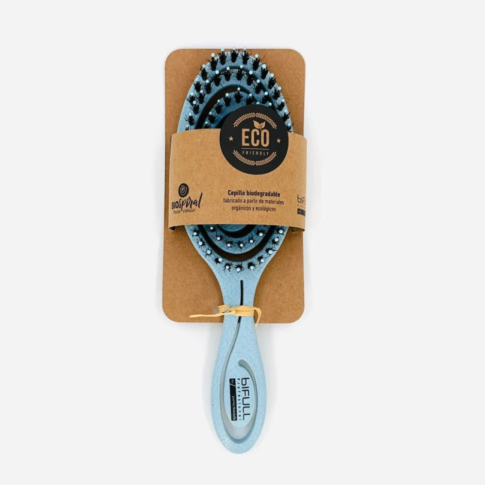 Bifull Bio Oval Pastel Brush 100% Biodegradable Wheat Fiber