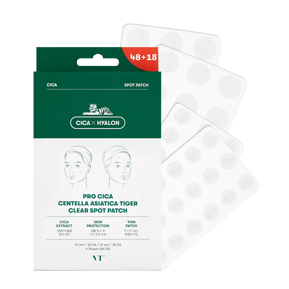 Vt Cosmetics Cica Spot Patch Pickel-Patches - 48 Stück