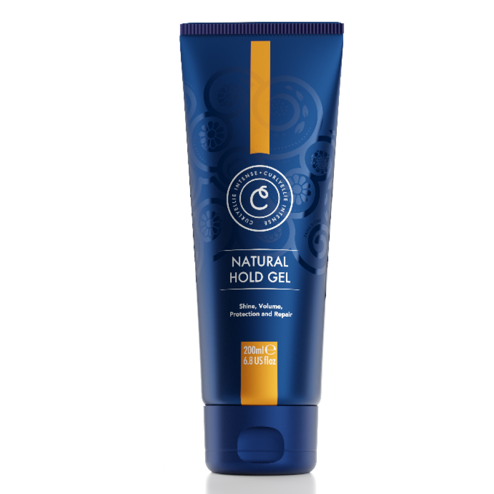 CurlyEllie Intensives natürliches Halt Haar-Gel 200ml