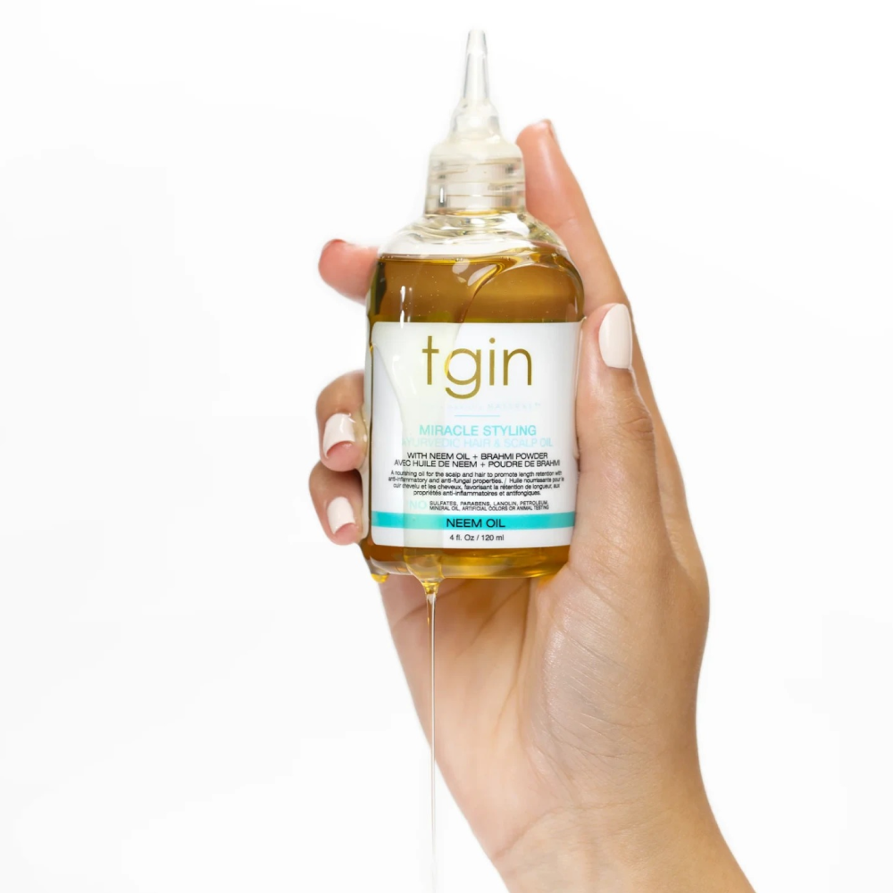 Tgin Miracle Styling Ayurvedisches Haar- & Kopfhautöl 4oz