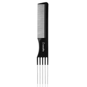 Casalfe Metal Tines Pro Teasing Comb Black