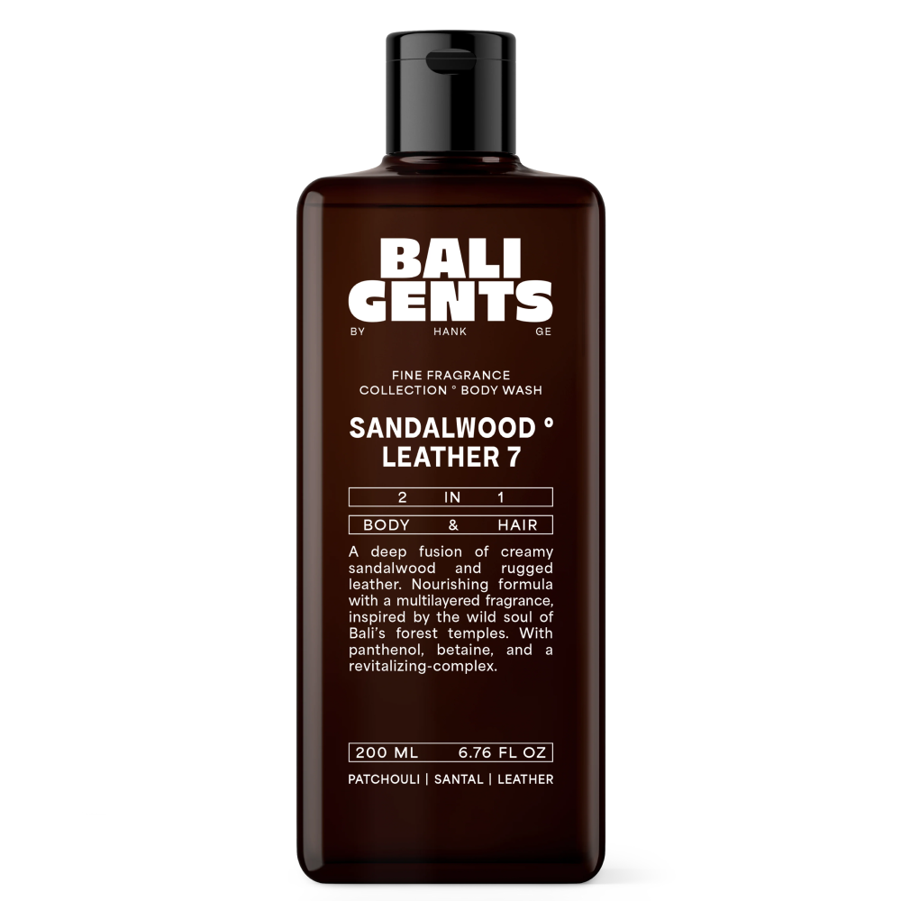 Bali Curls Gents Bodywash Sandalwood Leather 7 200ml
