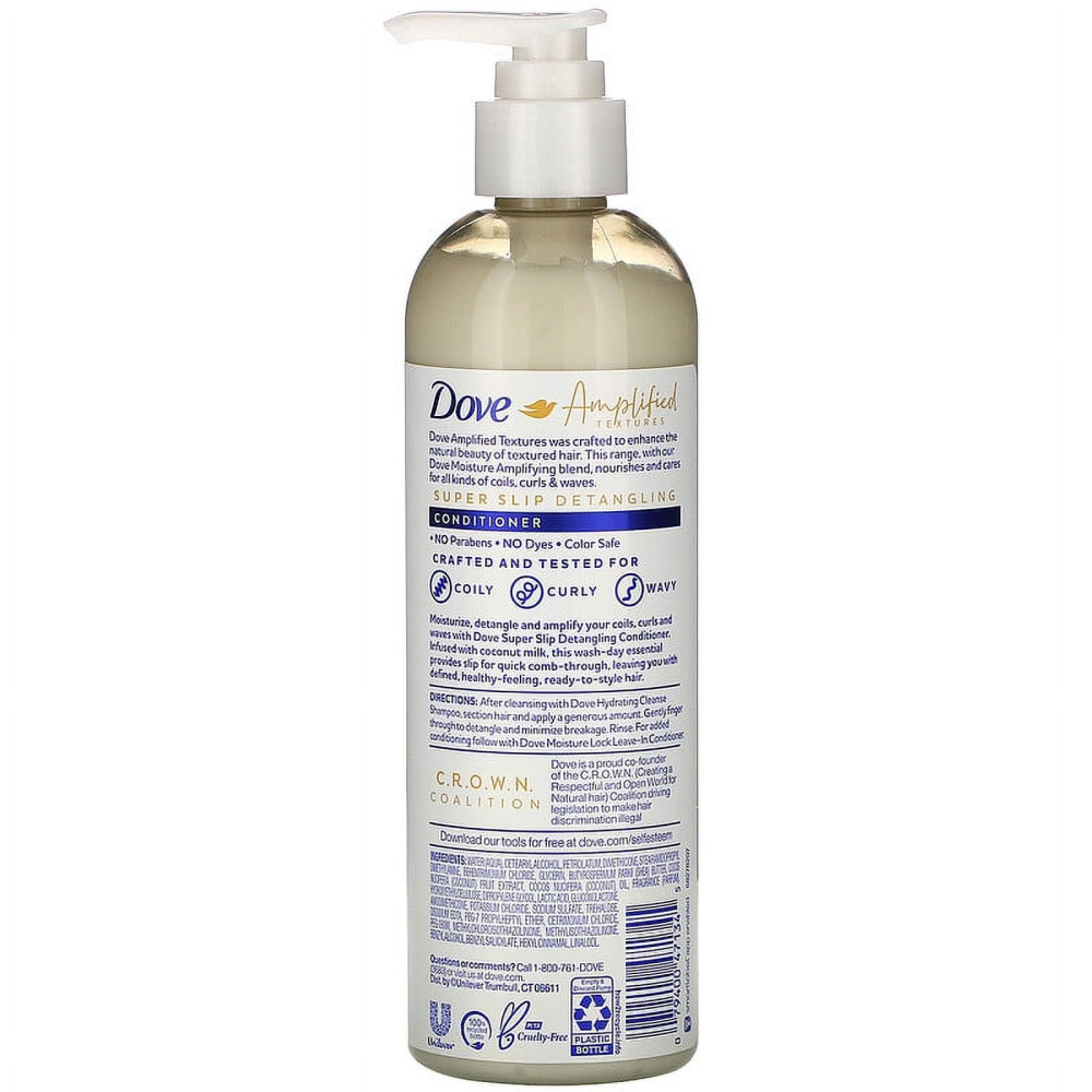 Dove Amplified Textures Detangling Conditioner 340ml-All-Aladin Beauty