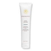 White Innersense Detox Hair Mask tube with gold sunburst logo and product details.