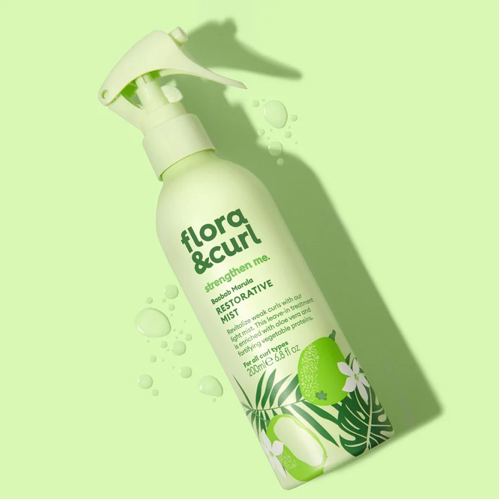 Flora & Curl Baobab Marula Aufbauendes Spray 200ml