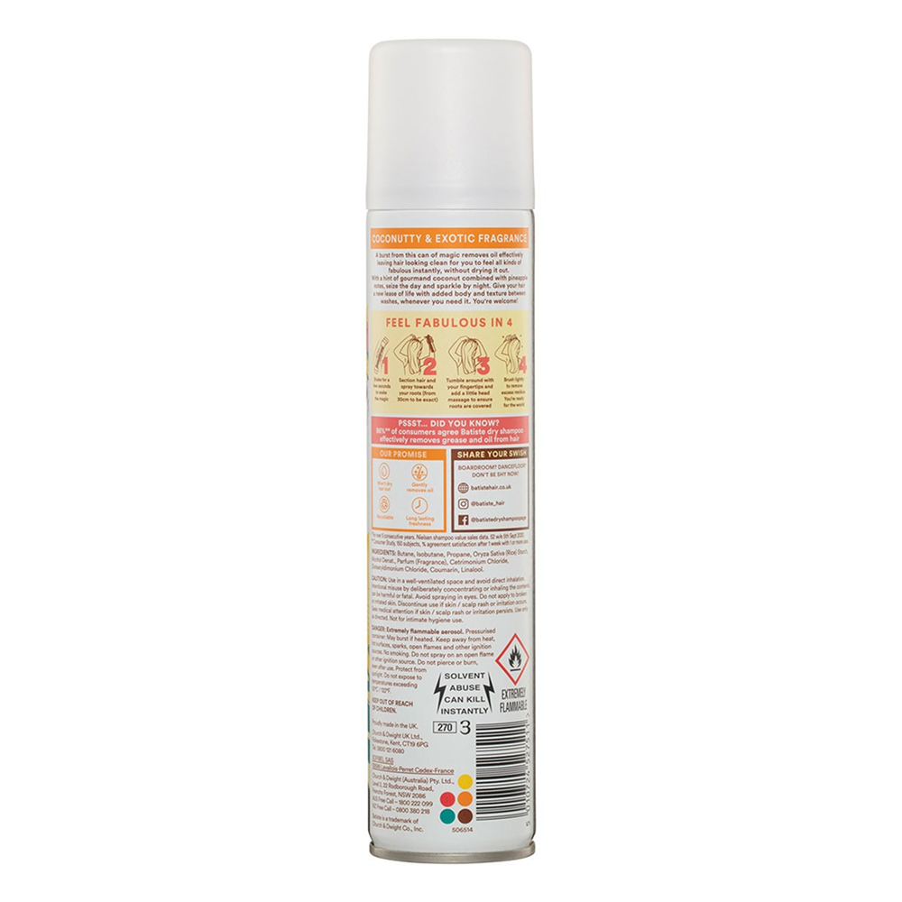 Batiste Trockenshampoo Tropical 200ml