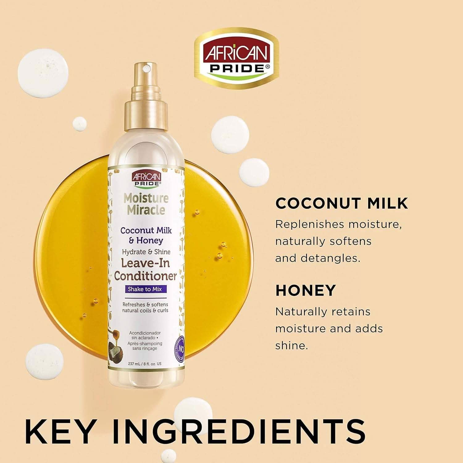 African Pride Moisture Miracle Leave-In Conditioner 236ml