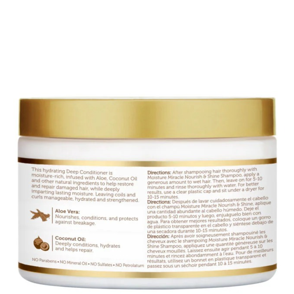 African Pride Moisture Miracle Deep Conditioner 12oz-All-Aladin Beauty