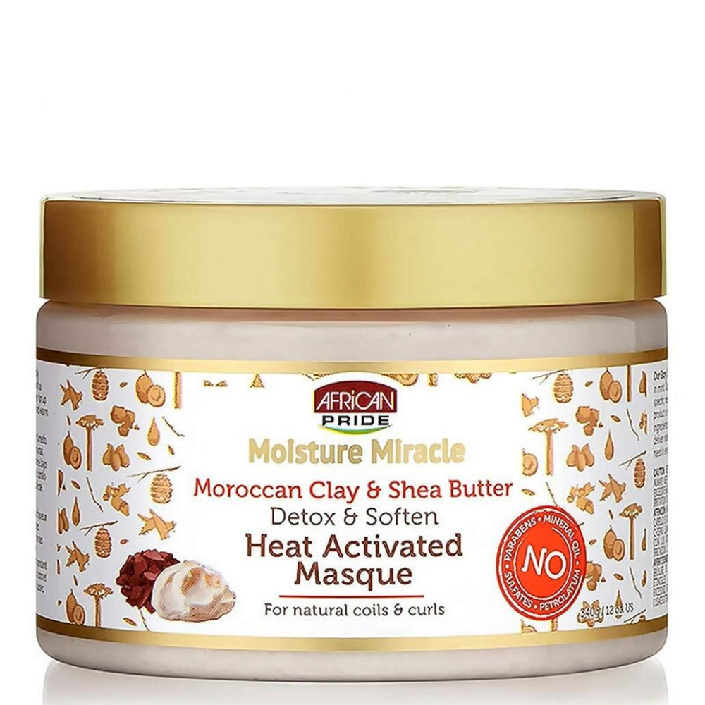 African Pride Moisture Miracle Heat Activated Mask 340g-Hair Mask-Aladin Beauty