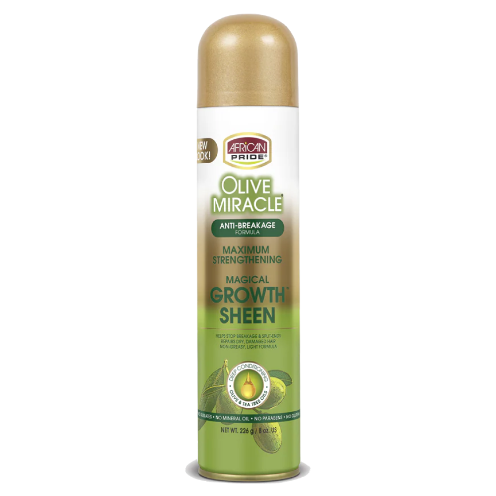 African Pride Olive Magical Growth Sheen 226g-Treatment-Aladin Beauty