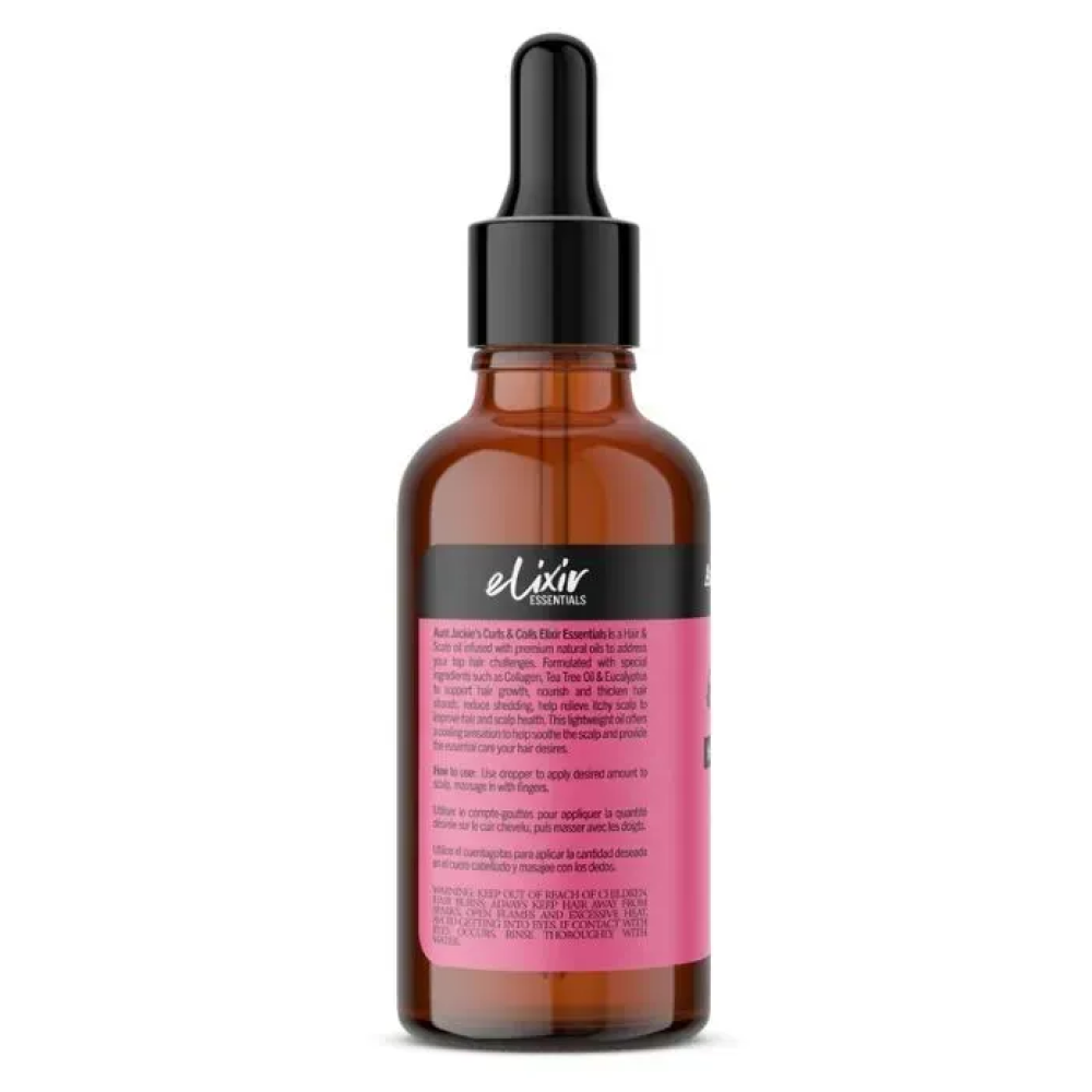 Aunt Jackie's Elixir Essentials Collagen And Tea Tree Hair Scalp Oil 59ml