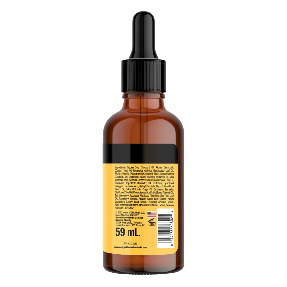 Aunt Jackie's Elixir Essentials Hair and Scalp Oil Saw Palmetto 59ml