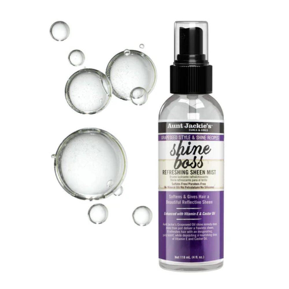 Aunt Jackie's Grapeseed Shine Boss Erfrischendes Glanz-Haarspray 118ml