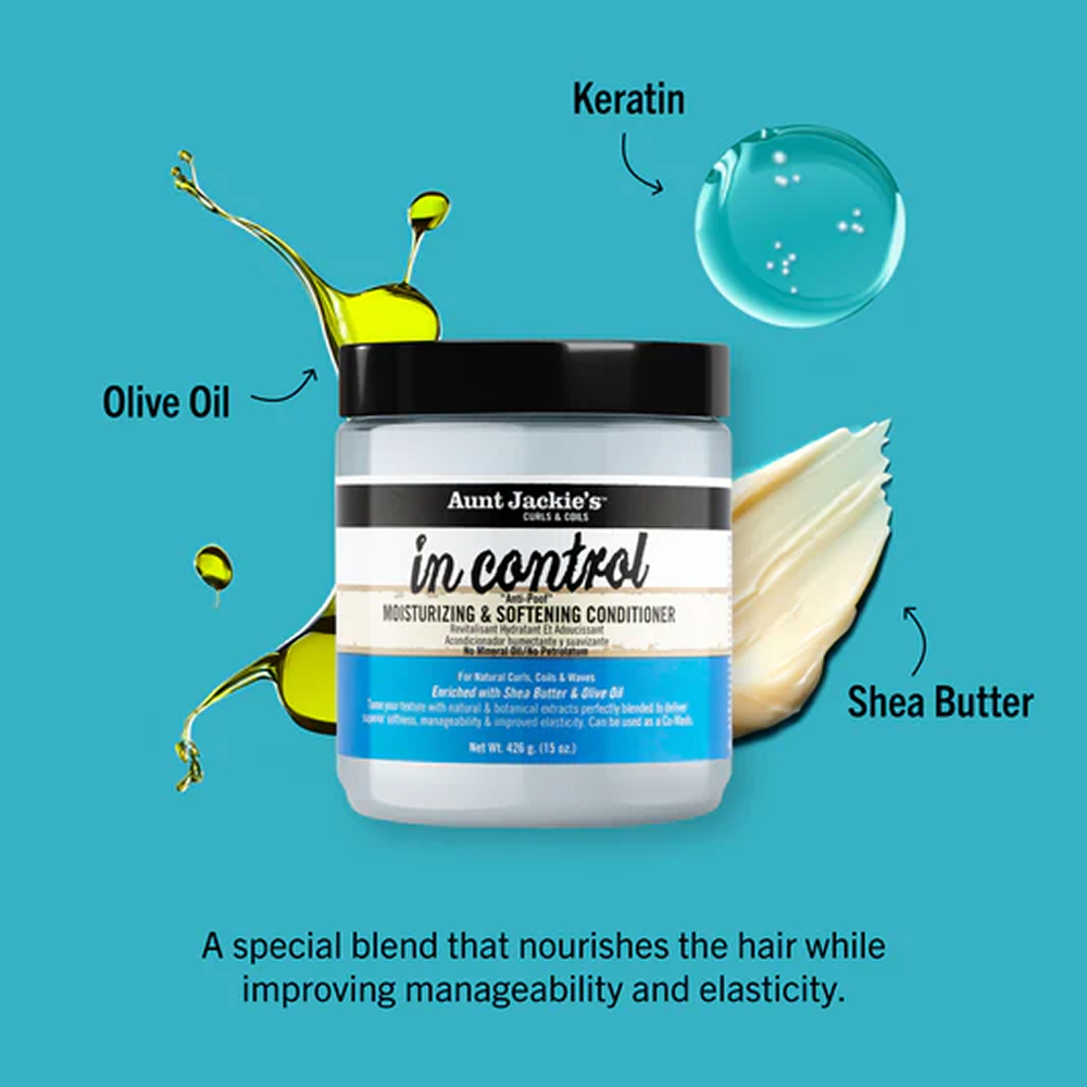 Aunt Jackie's In-Control Feuchtigkeitsspendender und Weichmachender Conditioner 511g