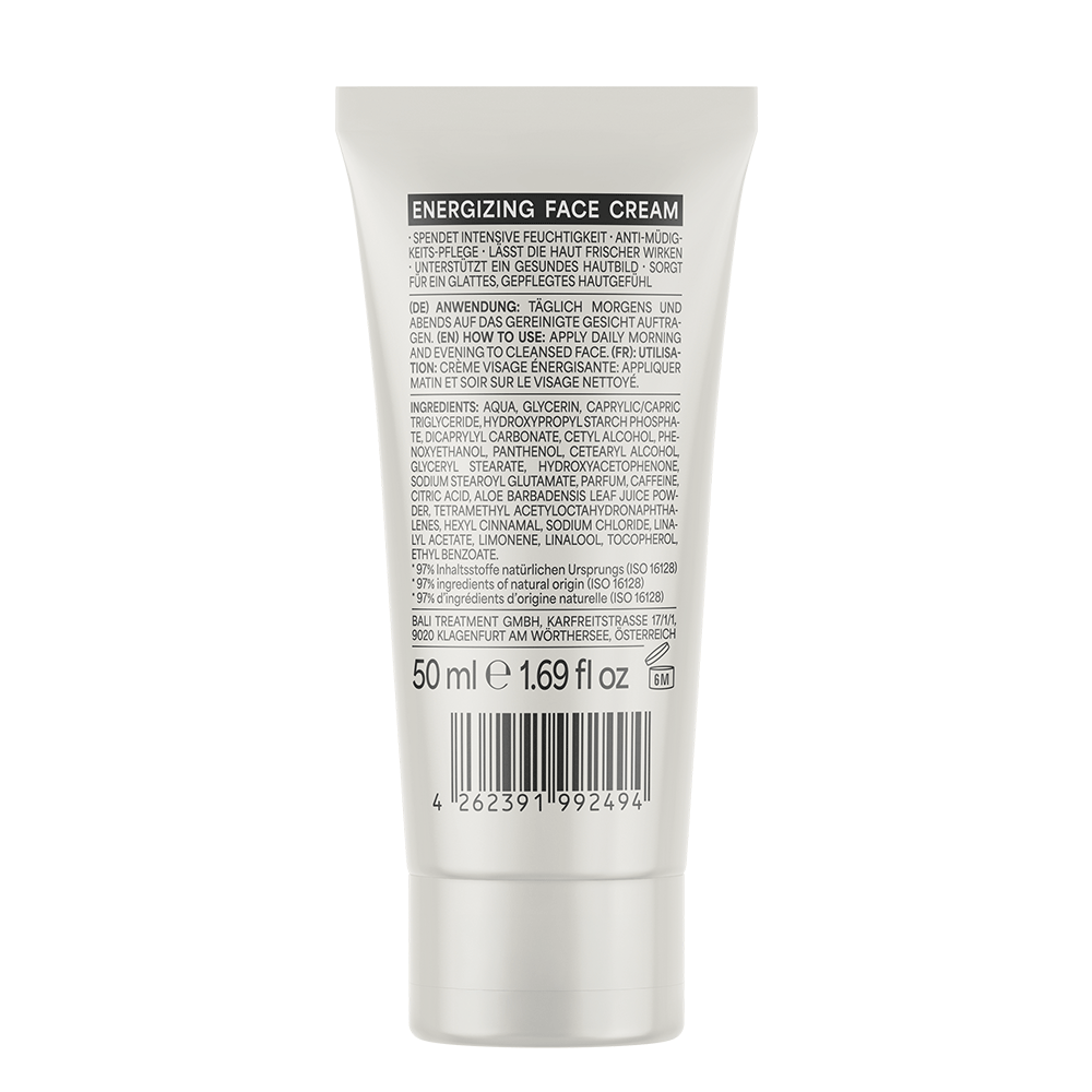 Bali Curls Bali Gents Energetisierende Gesichtscreme 50ml