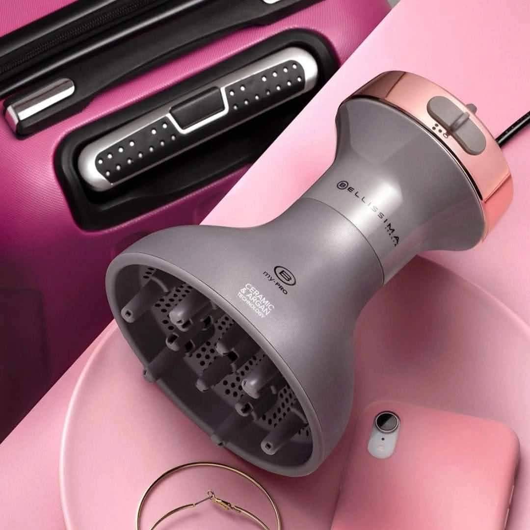 Bellissima DF1 2000 Haartrockner und Diffusor mit Keramik-Technologie und Arganöl