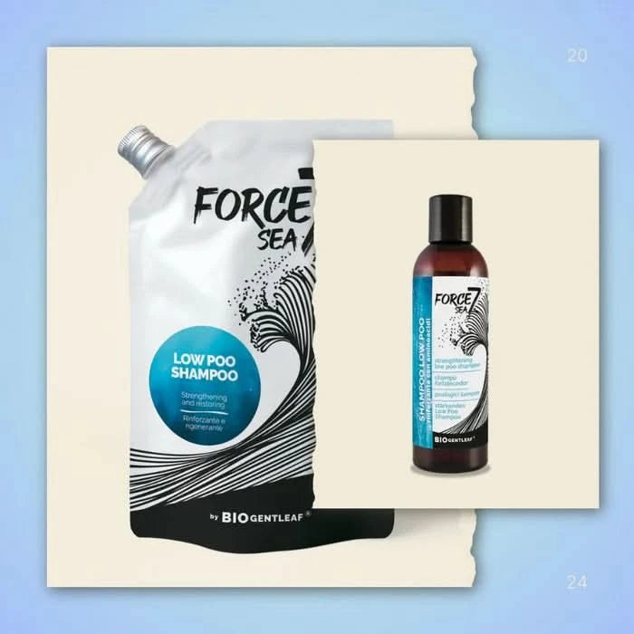 Bio Gentleaf Force 7 Meeresstärkendes Low Poo Shampoo 200ml (Flasche)
