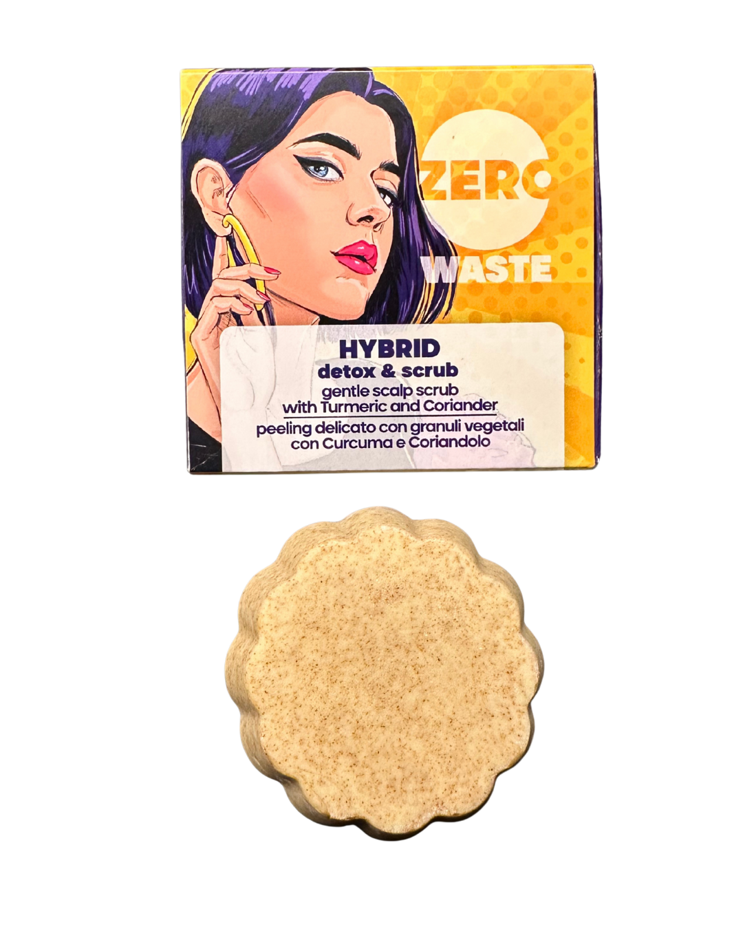 Bio Gentleaf Zero Wasted Hybrid Detox & Scrub Shampoo Bar 60gr