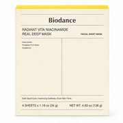 Biodance Radiant Vita Niacinamide Real Deep Mask 1 Box 34g X 4 Stück