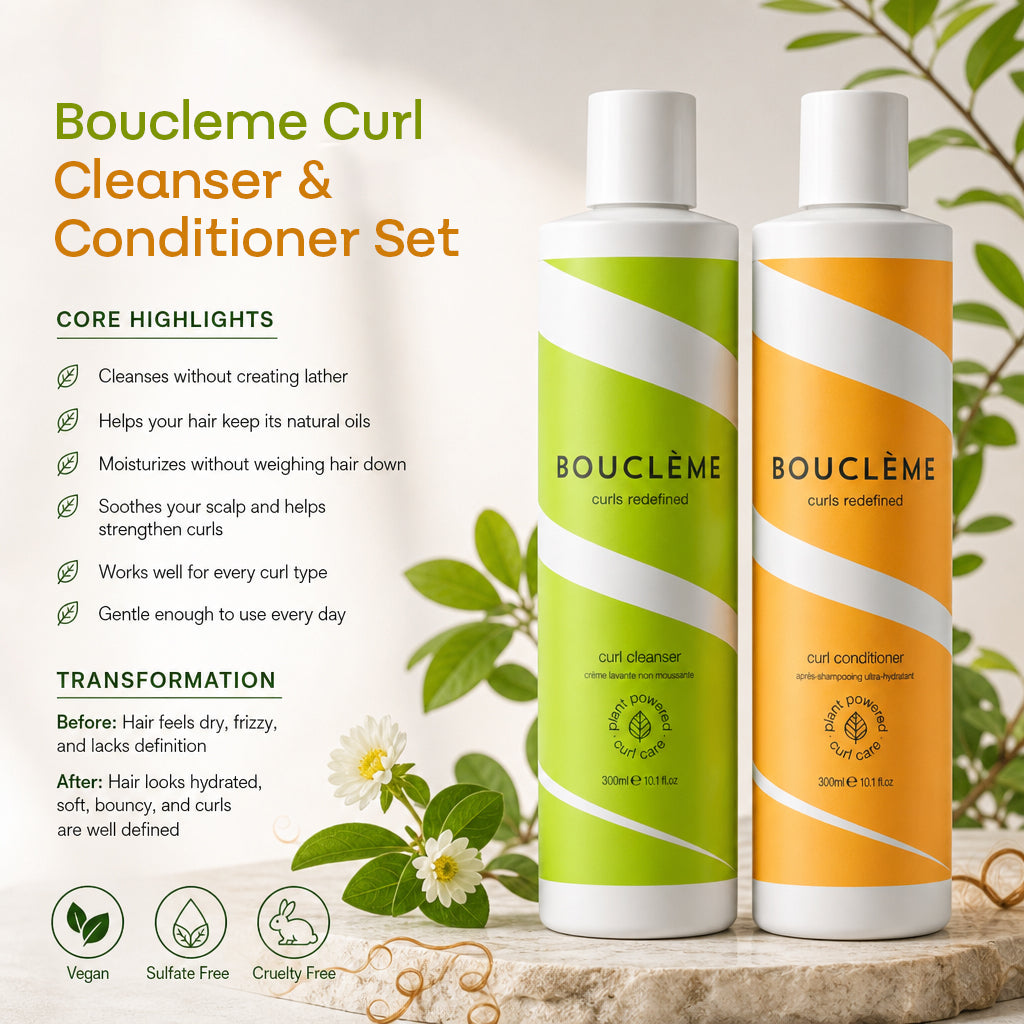Bouclème Lockenreiniger & Spülung Set
