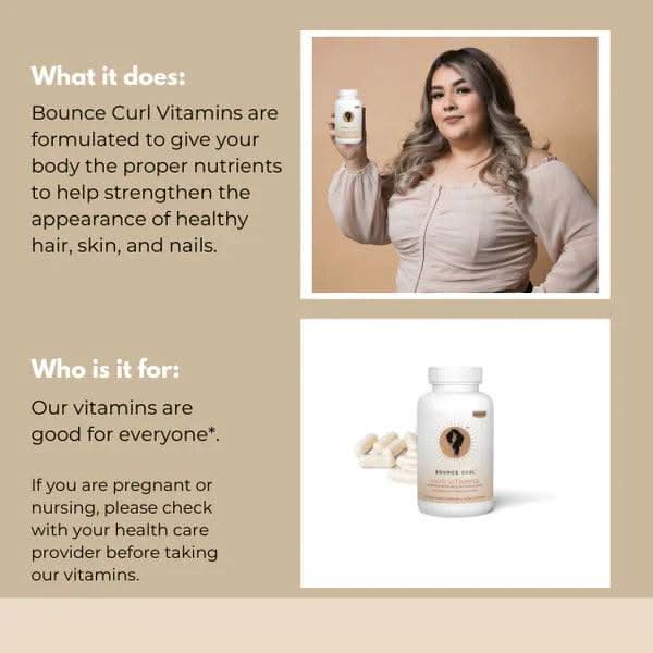 Bounce Curl Hair Vitamins with Nigella Sativa - 60 Capsules-Hair Vitamin-Aladin Beauty