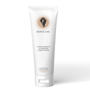 White Bounce Curl Hydra-Drench Cleansing Conditioner 237ml tube with a curly hair logo.
