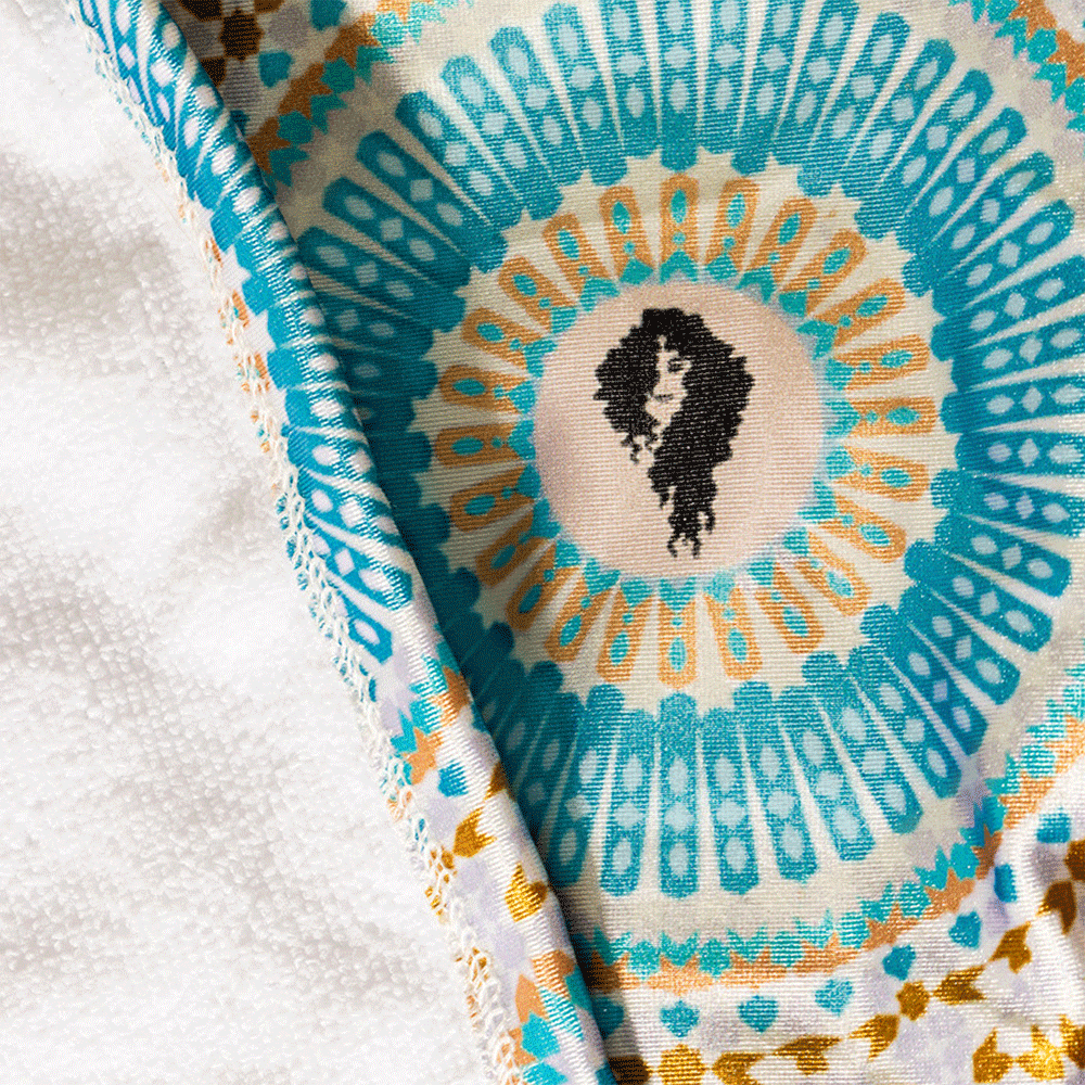 Bounce Curl Micro-fiber Beach Towel - Limited Edition-Beach Towel-Aladin Beauty
