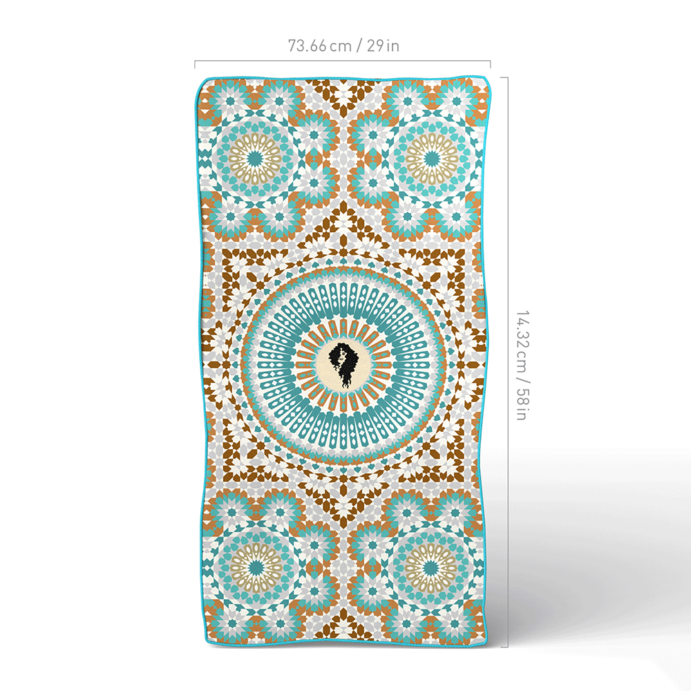 Bounce Curl Micro-fiber Beach Towel - Limited Edition-Beach Towel-Aladin Beauty
