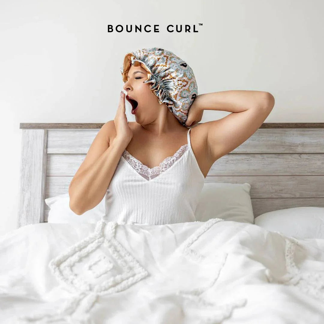 Bounce Curl Reversible Satin Hair Bonnet-Bonnet-Aladin Beauty