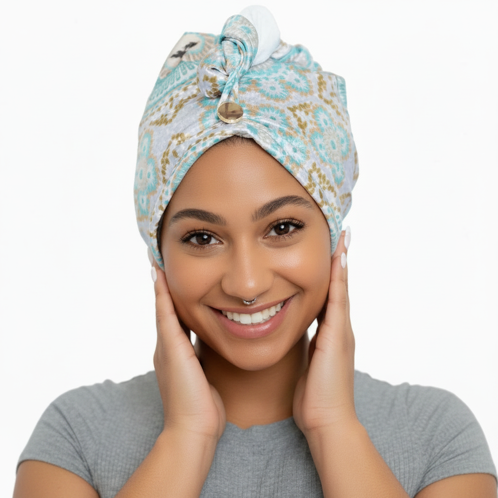Bounce Curl Satin Microfiber Turban-Turban-Aladin Beauty