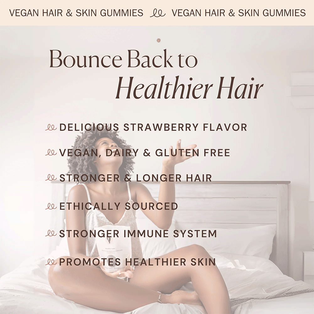 Bounce Curl Vegan Collagen Boosting Hair & Skin Gummies-Supplement-Aladin Beauty